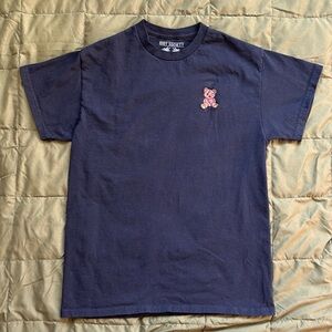 Black T-shirt with Bear Riot Society Short Sleeve